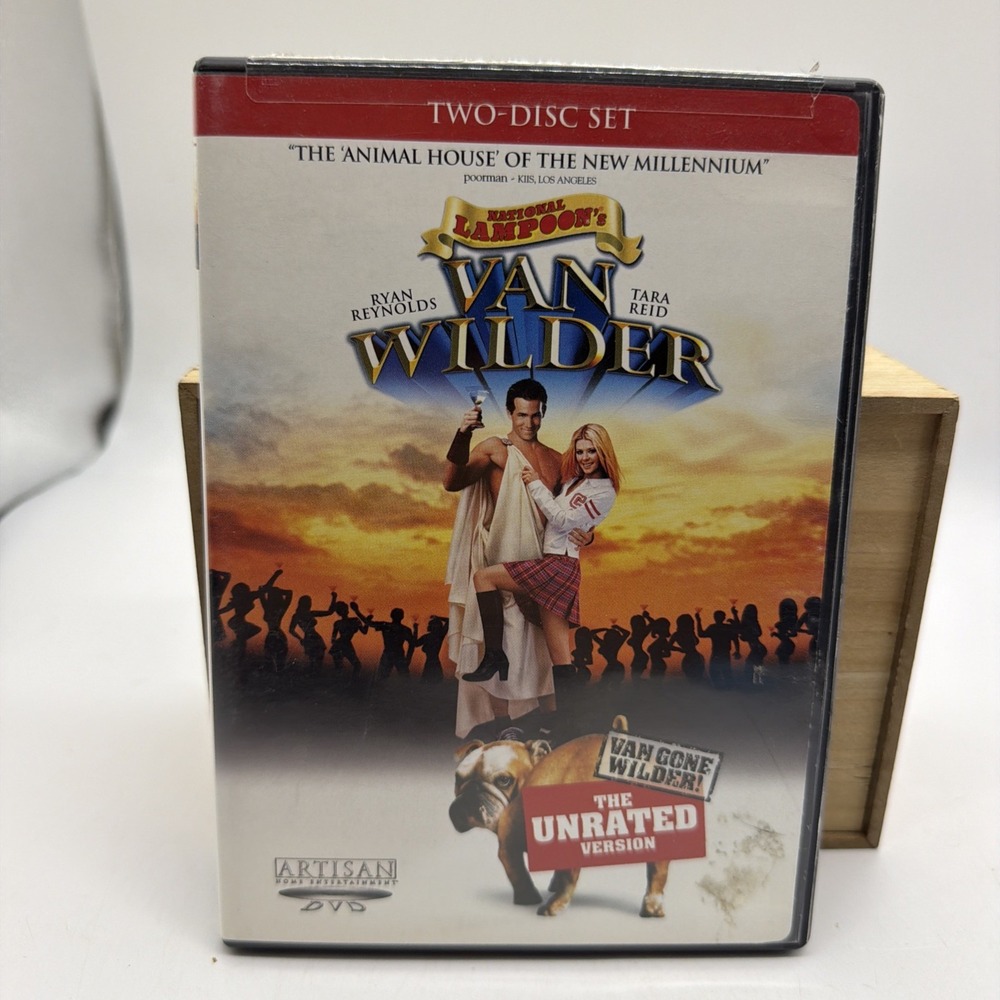 National Lampoons Van Wilder DVD 2002 2-Disc Set Unrated Version Ryan Reynolds